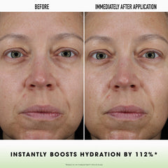 bareMinerals on bathroom counter in morning routine promoting fresh hydration