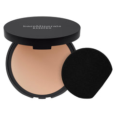 bareMinerals compact front view showing sleek packaging and portability