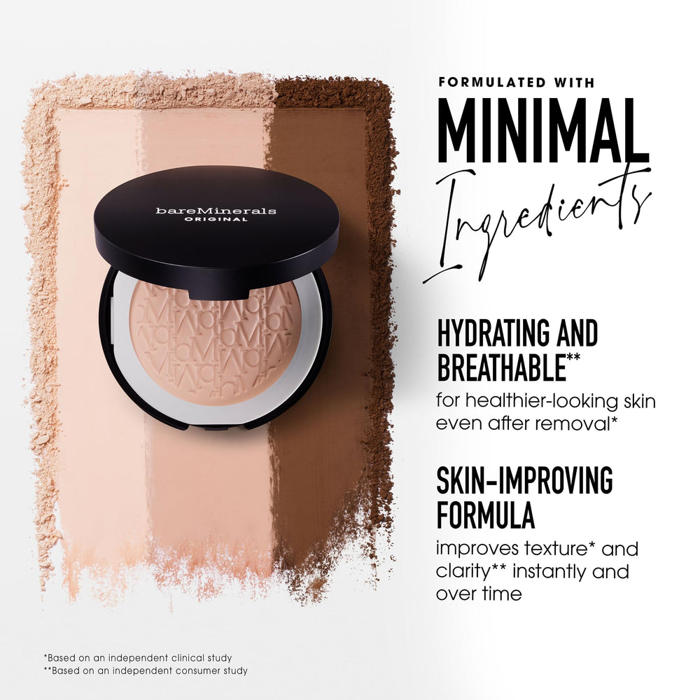 bareMinerals compact beside everyday items for size and portability benefit