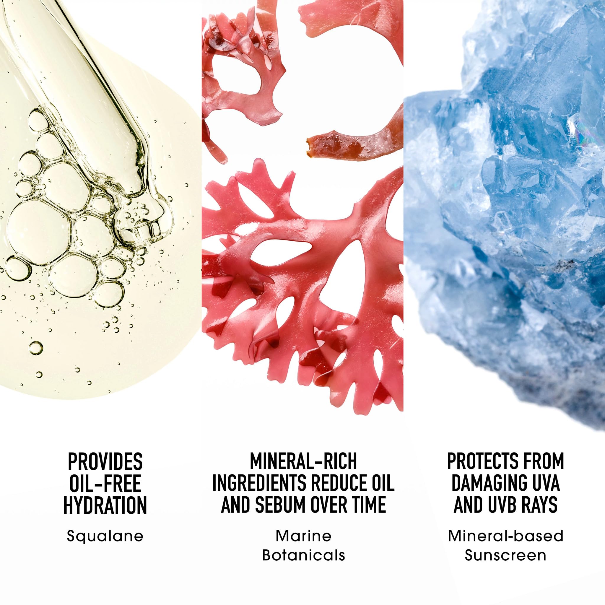 bareMinerals bottle staged with skincare indicating hydrating squalane