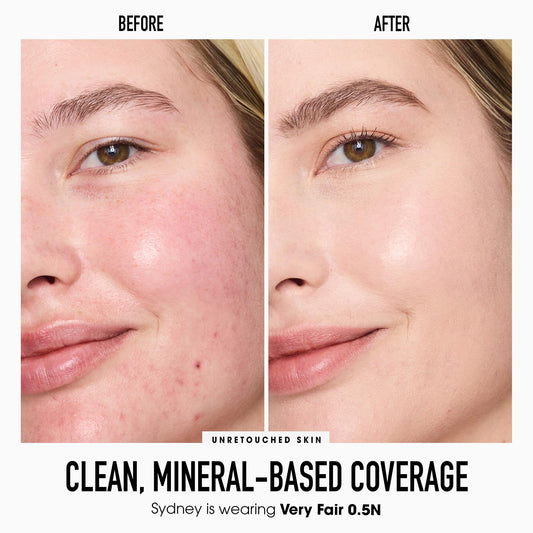 bareMinerals doe-foot applicator delivering precise coverage benefit