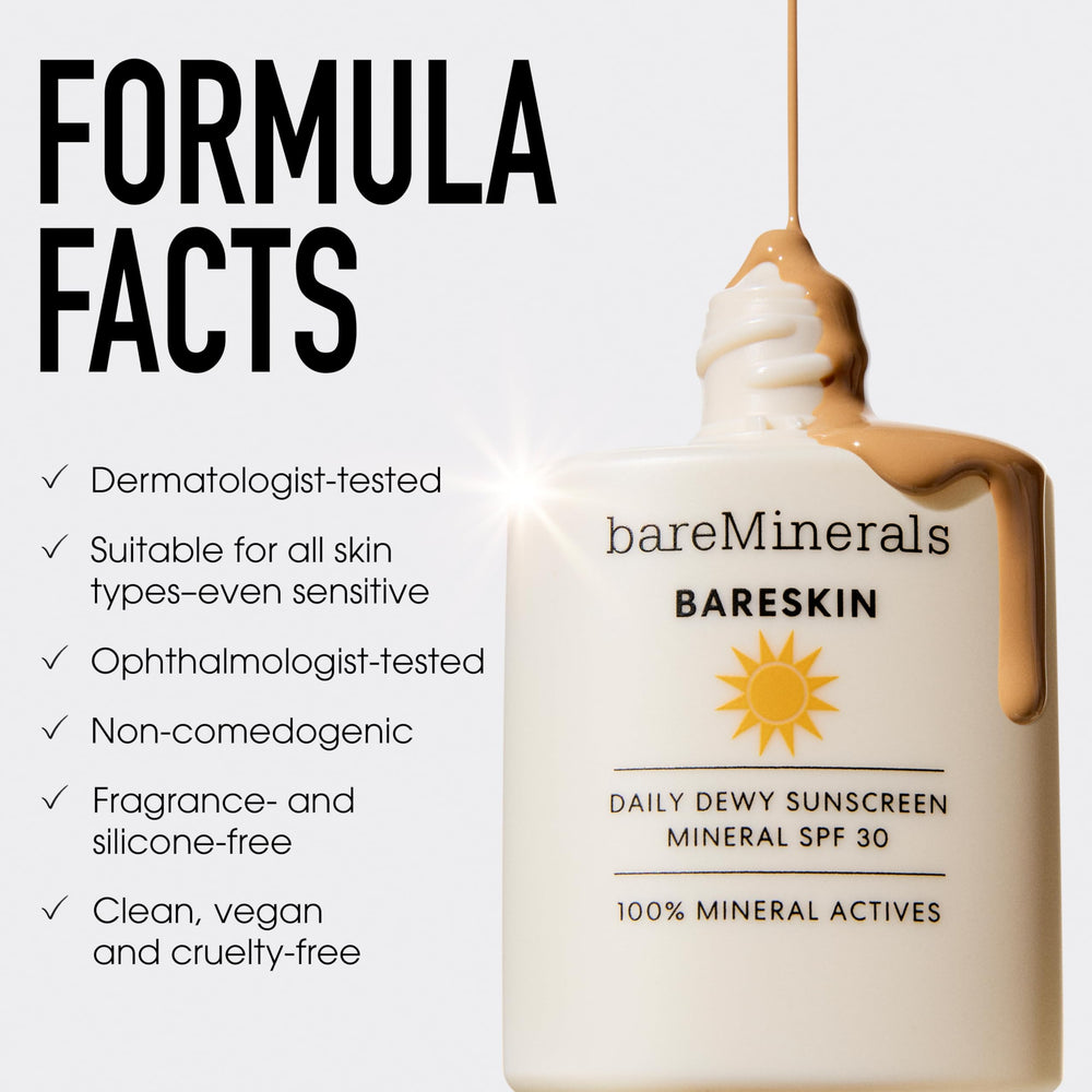 bareMinerals compact tube in outdoor bag for on-the-go protection