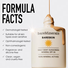 bareMinerals compact tube in outdoor bag for on-the-go protection
