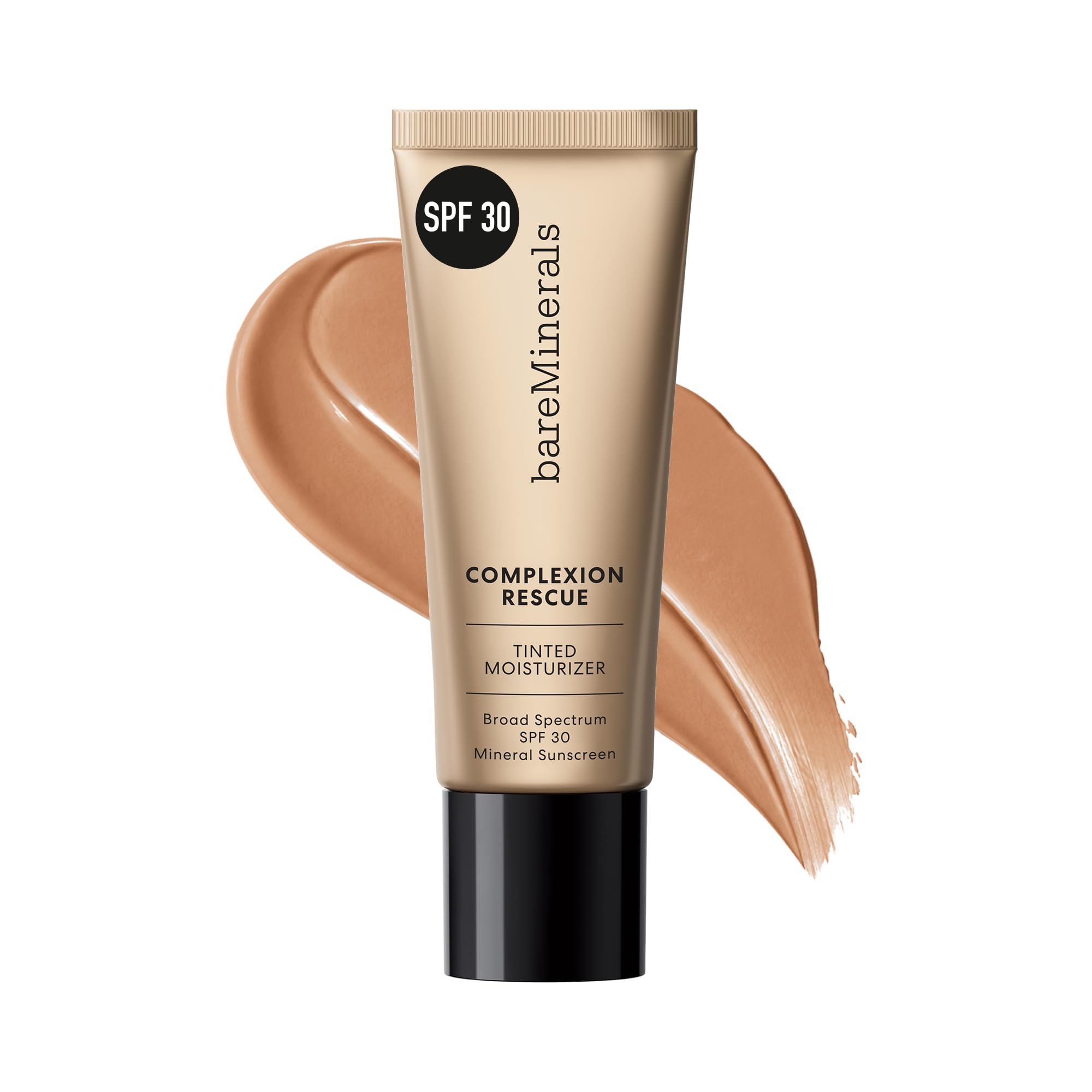 bareMinerals front bottle Terra 8.5 showing shade and SPF benefit