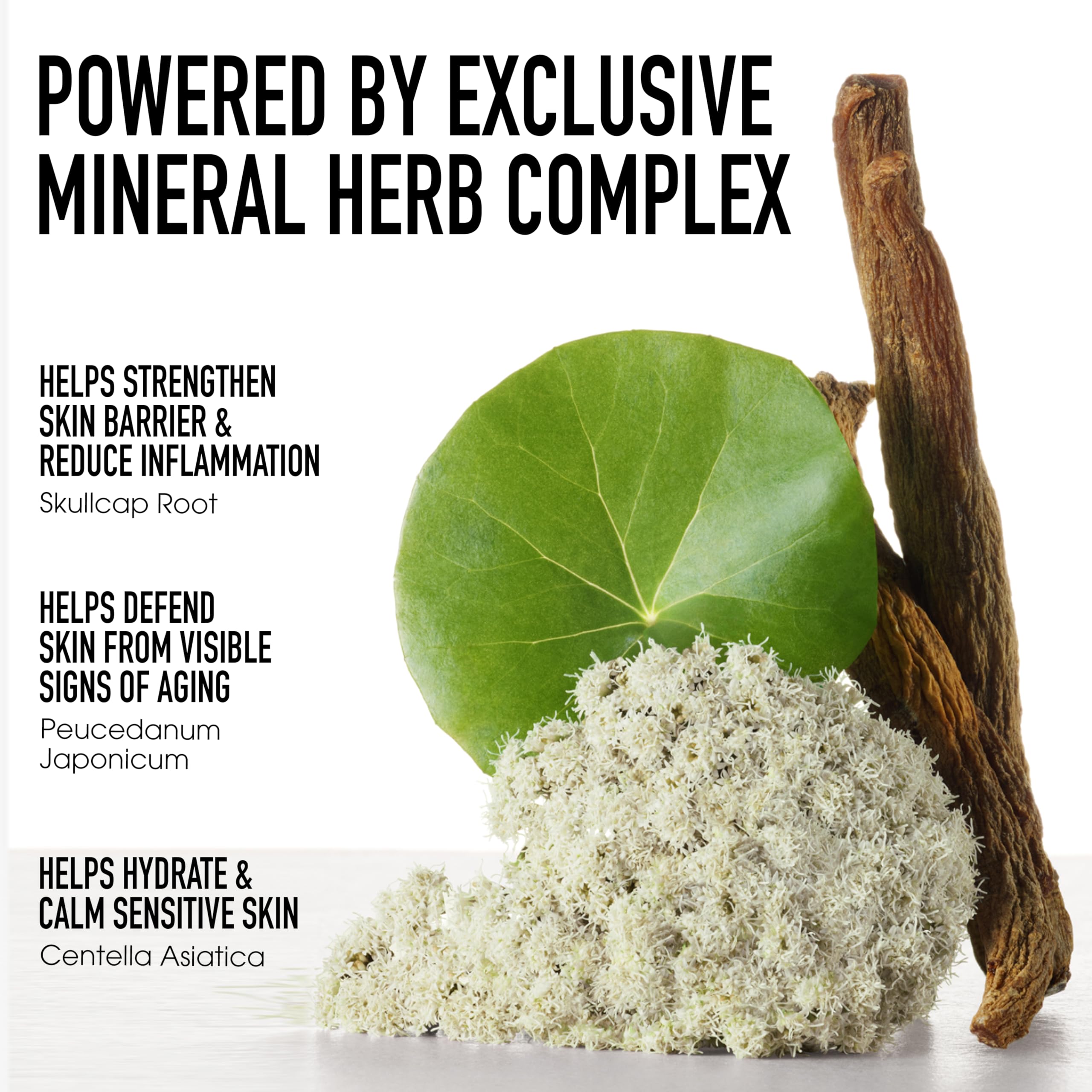 bareMinerals ingredient label close-up highlighting niacinamide zinc ceramides
