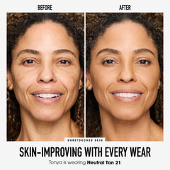 bareMinerals loose powder texture closeup highlighting lightweight finish