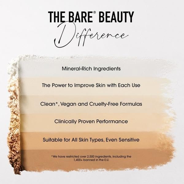 bareMinerals powder inside makeup bag in lifestyle scene for everyday use benefit
