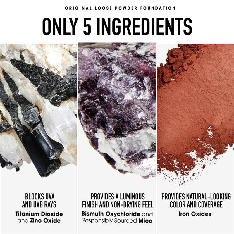 bareMinerals deluxe jar next to standard jar highlighting larger size