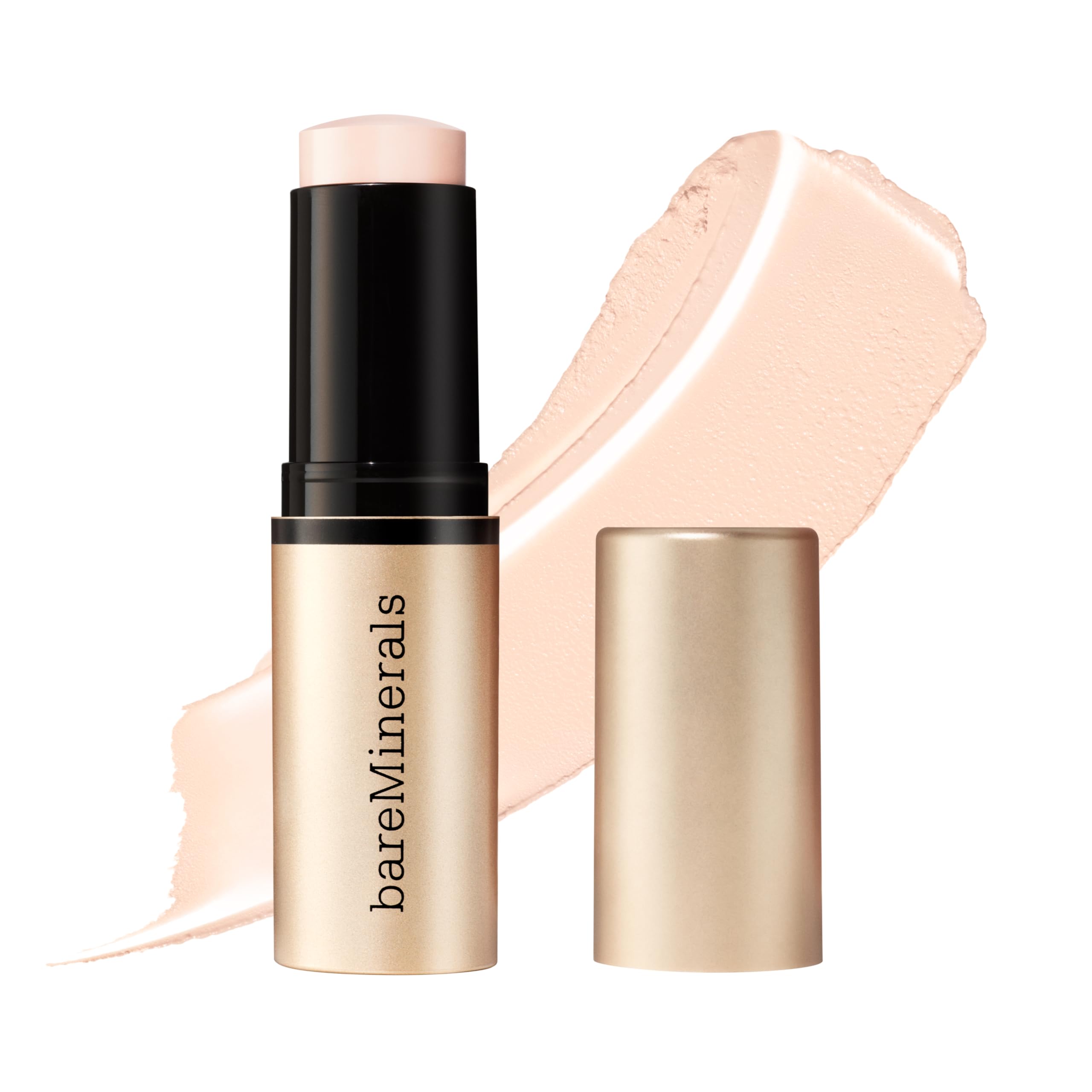 bareMinerals Complexion Rescue stick front packaging showing shade AA Opal 01 and benefits