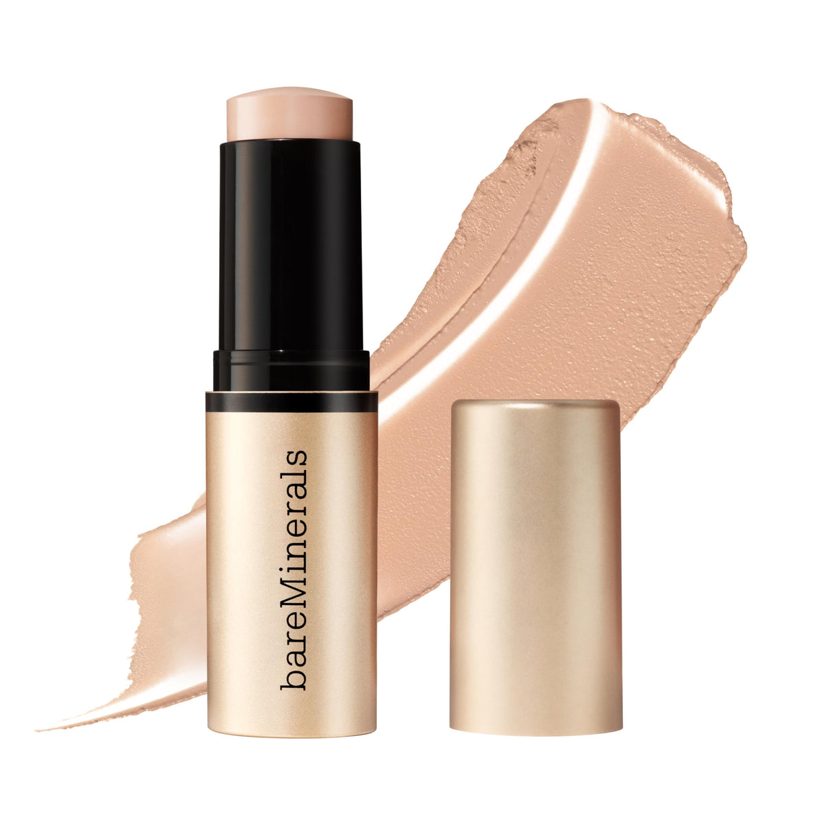 bareMinerals complexion rescue stick front view showing compact packaging and travel convenience