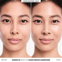 bareMinerals texture close-up of creamy stick showing seamless blendability benefit