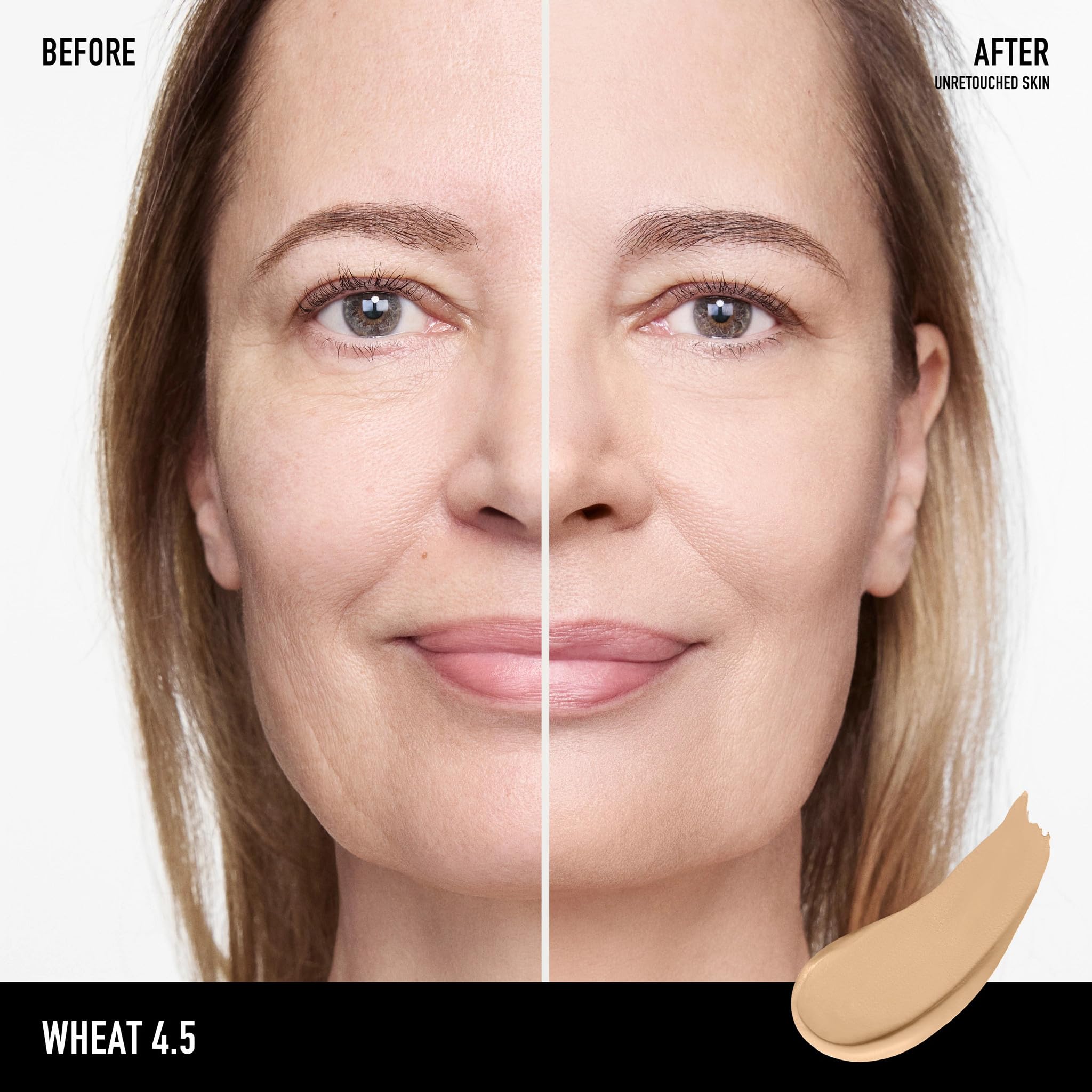 bareMinerals texture close-up highlighting smooth matte finish and lightweight feel