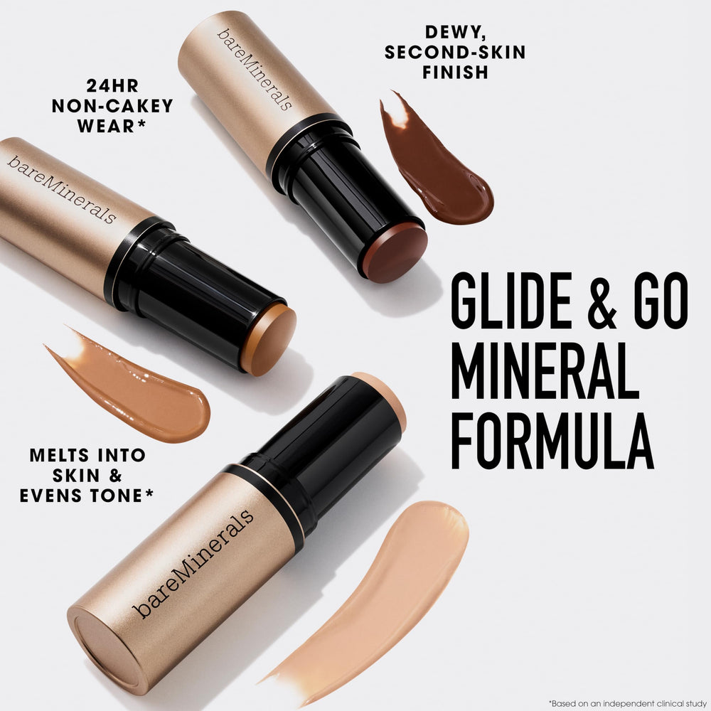 bareMinerals tip detail and label showing shade info and precise application benefit