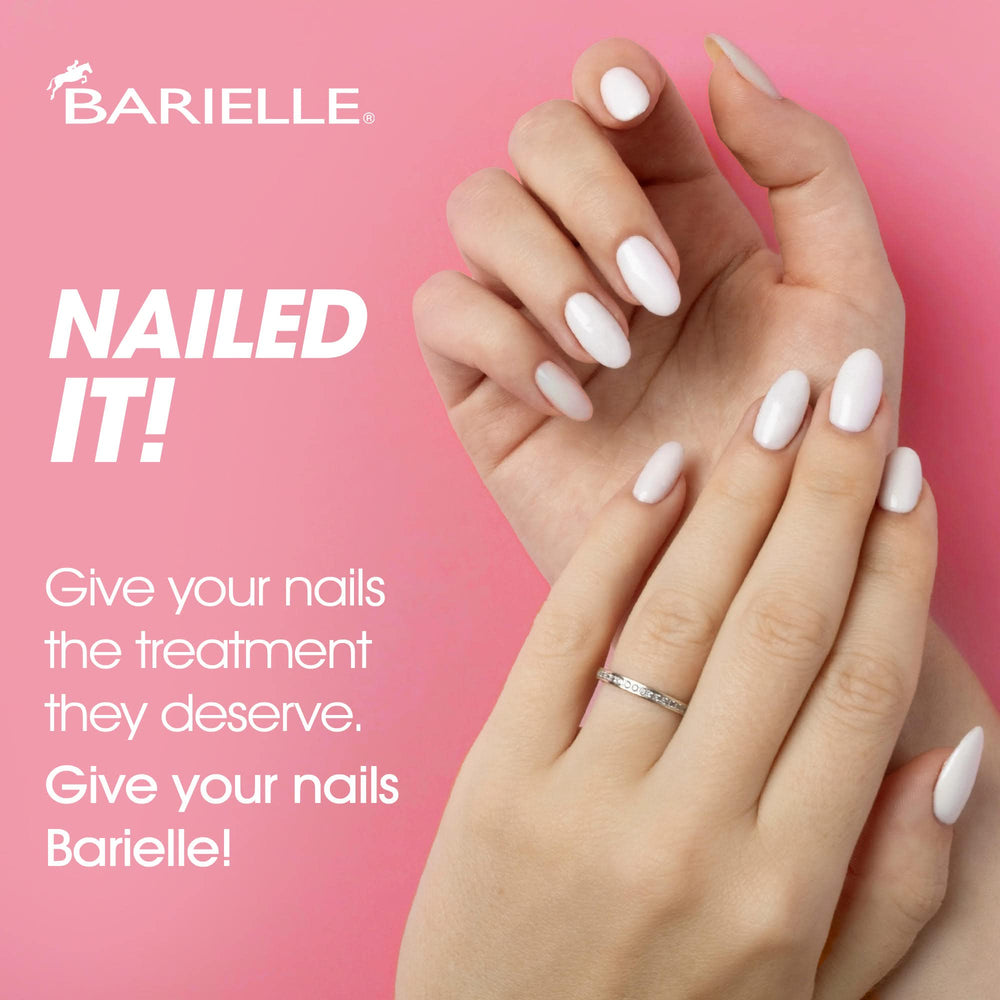 BARIELLE lifestyle hands showing natural-looking nails after treatment benefit