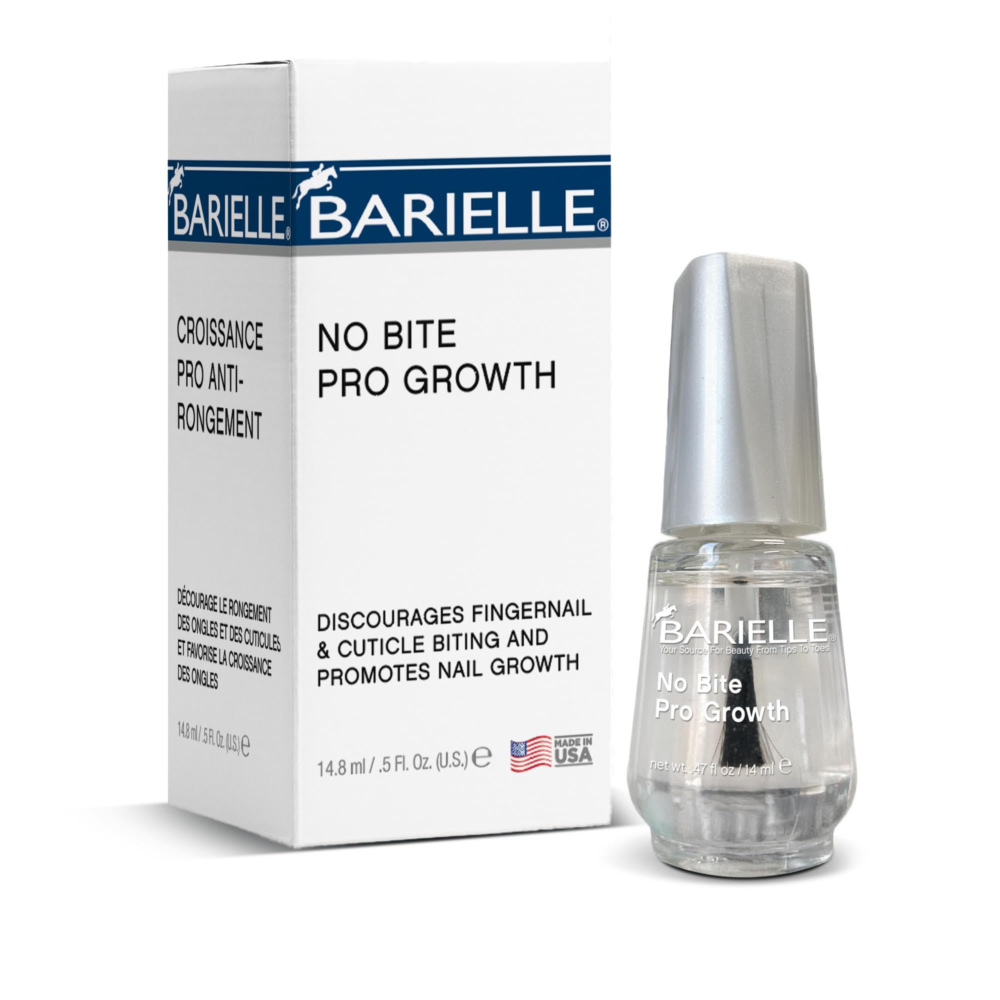 BARIELLE front packaging showing compact 0.5 oz bottle and brand