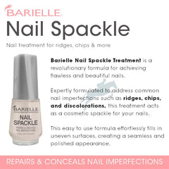 BARIELLE close-up texture of dried Spackle revealing seamless smoothing effect