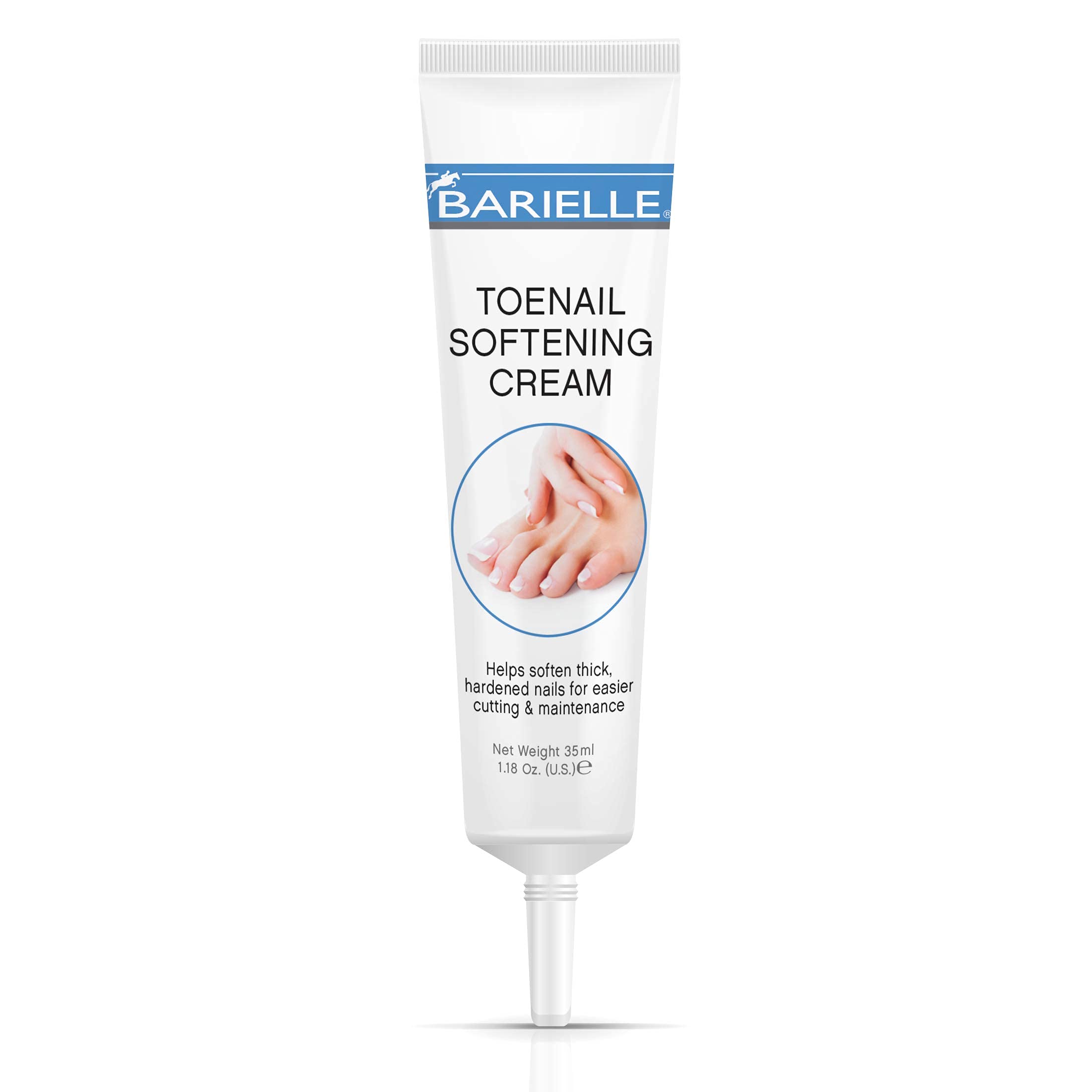 BARIELLE front tube view showing product for easier trimming