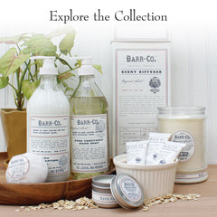 BARR-CO bottle held in hand demonstrating 16 fl oz scale and generous size benefit
