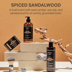 Barrel & Oak ingredient label highlighting kaolin clay and natural oils for balance