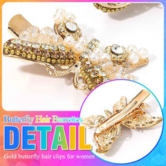 BARTOSI clip used in half-up hairstyle for a polished, decorative finish