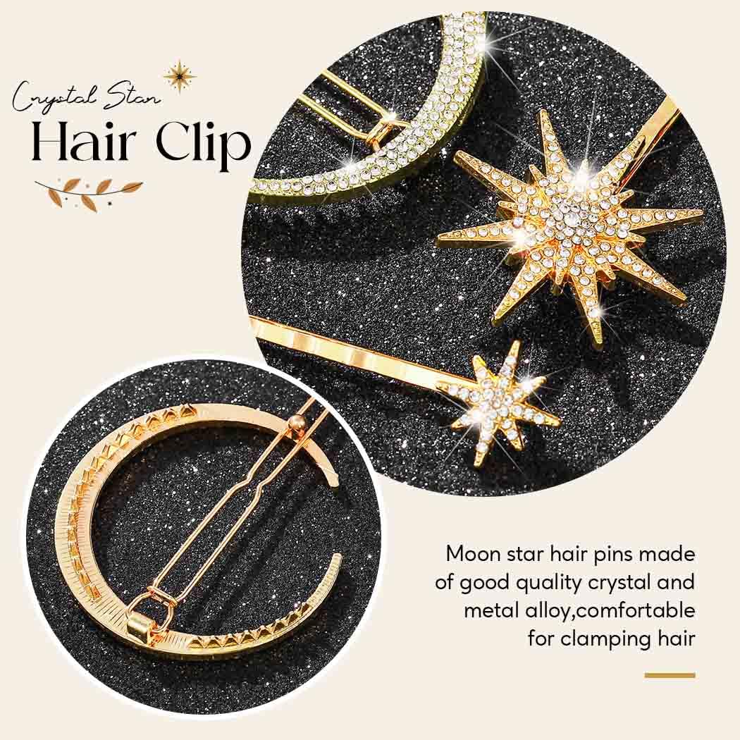BARTOSI hair clip in use on side profile demonstrating comfortable hold and style
