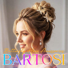 BARTOSI clip styled in bridal setting adding subtle shimmer to hairstyle