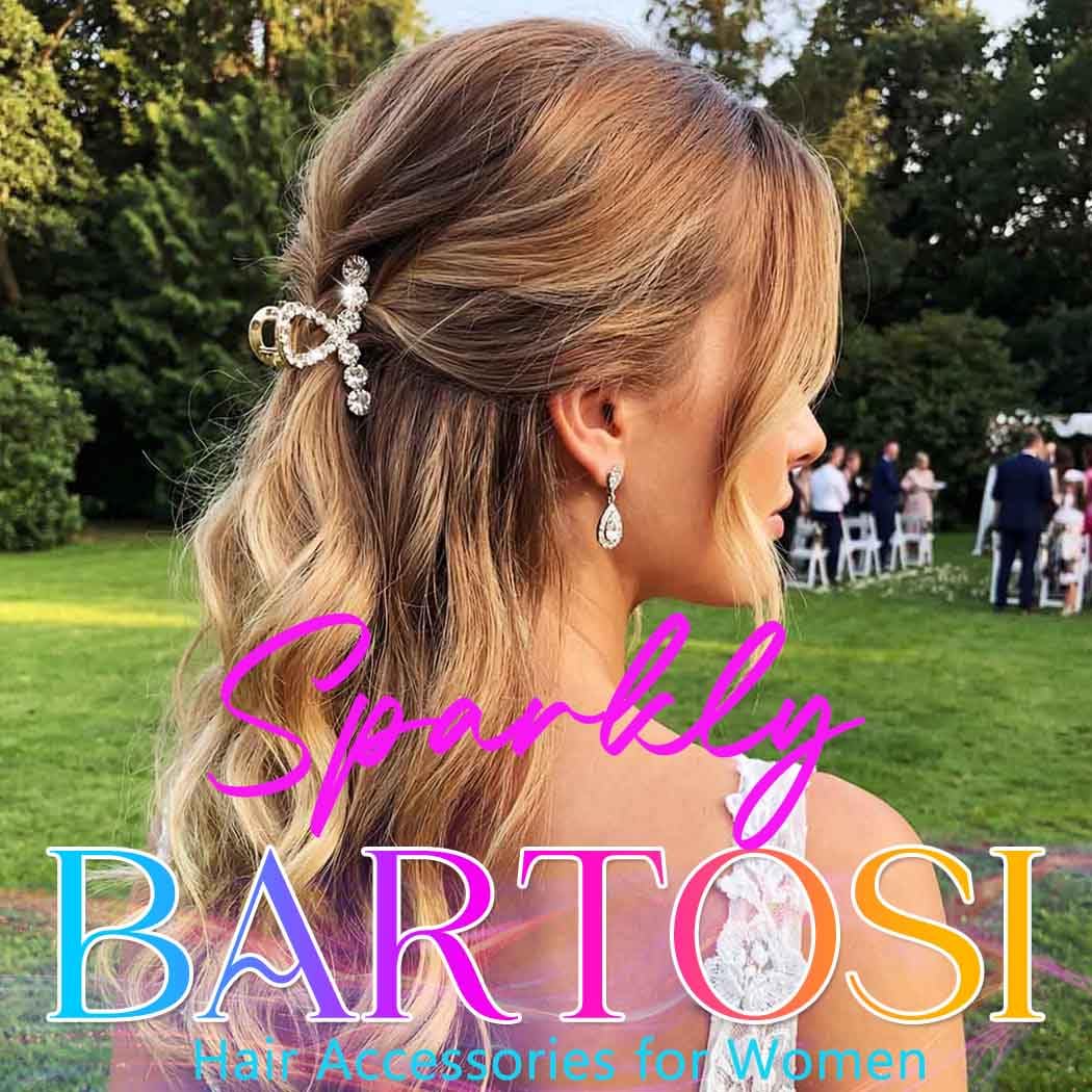 BARTOSI lifestyle shot of woman wearing clips for refined look