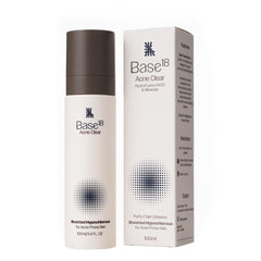 Base18 bottle front view showing clean packaging and calm formulation benefit