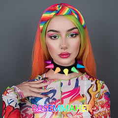 BASEMMAHER worn at a parade demonstrating secure fit and festive color boost