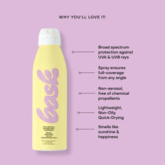 Bask fine invisible mist on skin demonstrating fast absorption