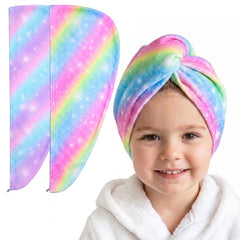 Basumee front view of rainbow two-pack showing colors and patterns, playful convenience