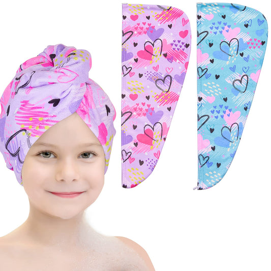 Basumee front view of two-pack wraps showing colors and prints for quick drying