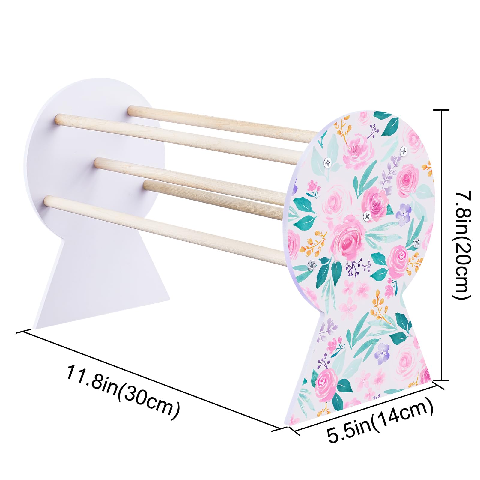 Basumee organizer in use with headbands displayed for faster outfit choices