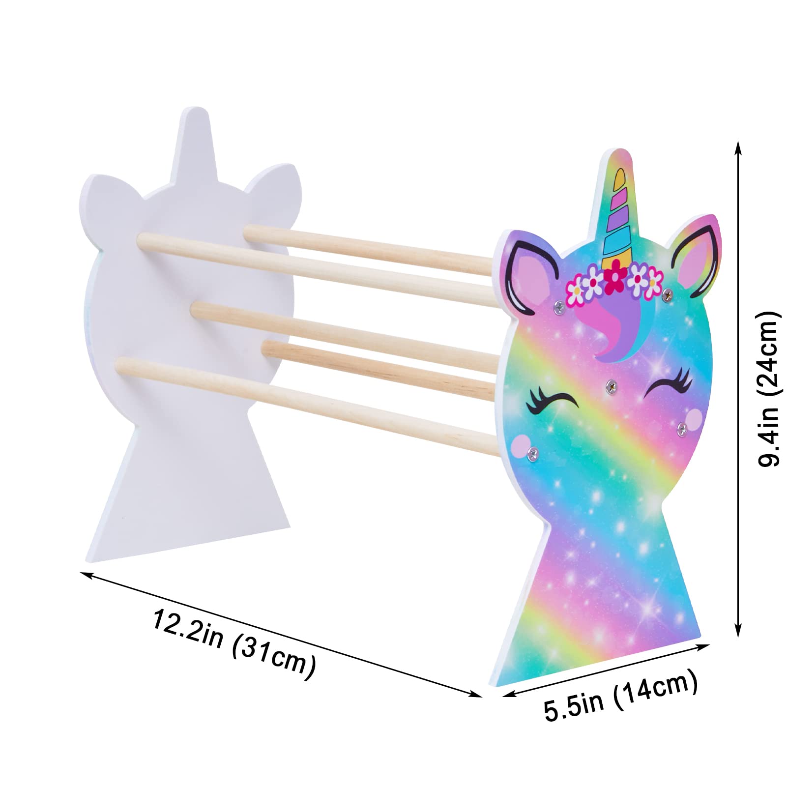 Basumee holder next to ruler to show compact dimensions and space-saving benefit
