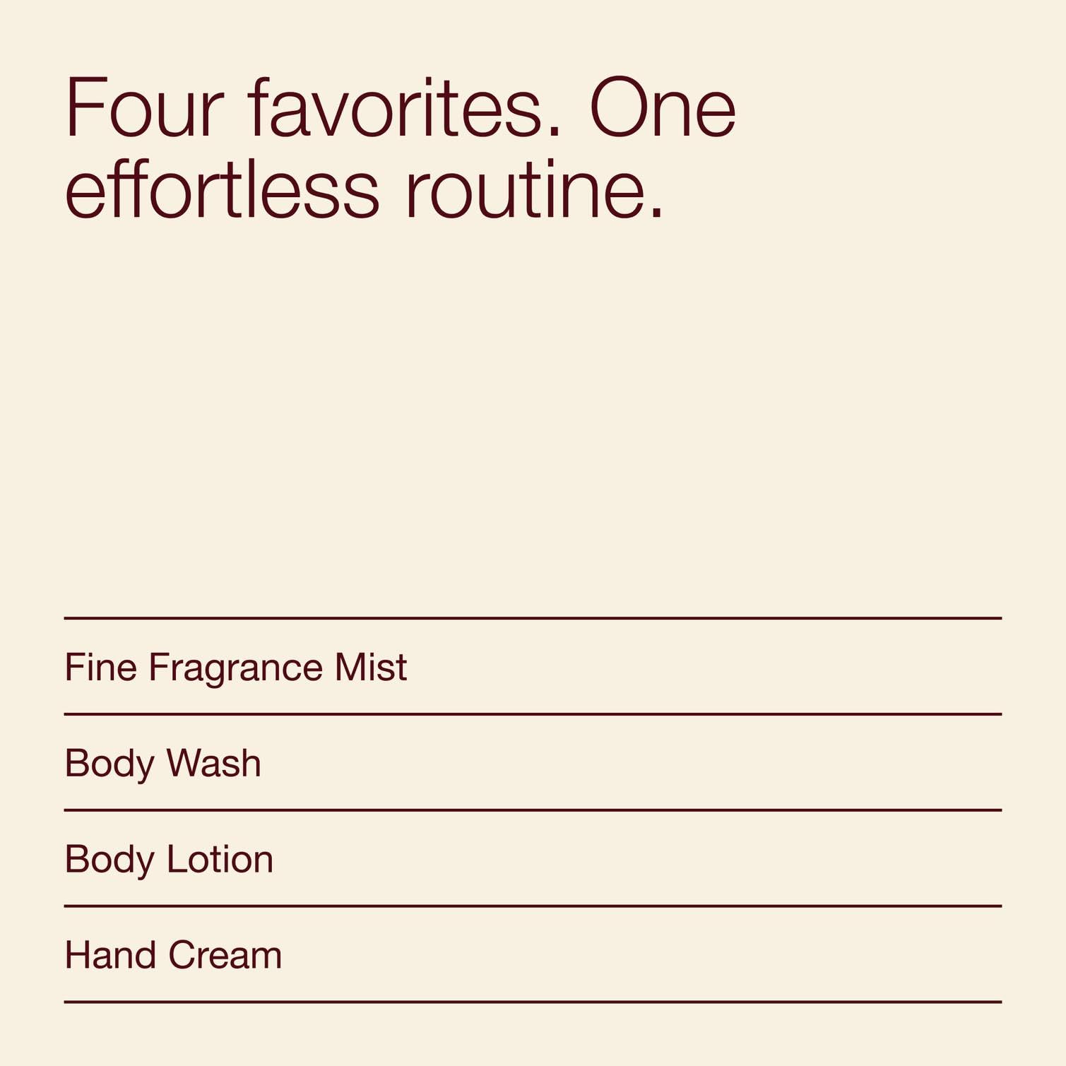 Bath & Body Works lotion being applied to hand, shows fast-absorbing hydration benefit
