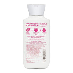 Bath & Body Works lotion texture on hand demonstrating smooth absorption and long-lasting hydration