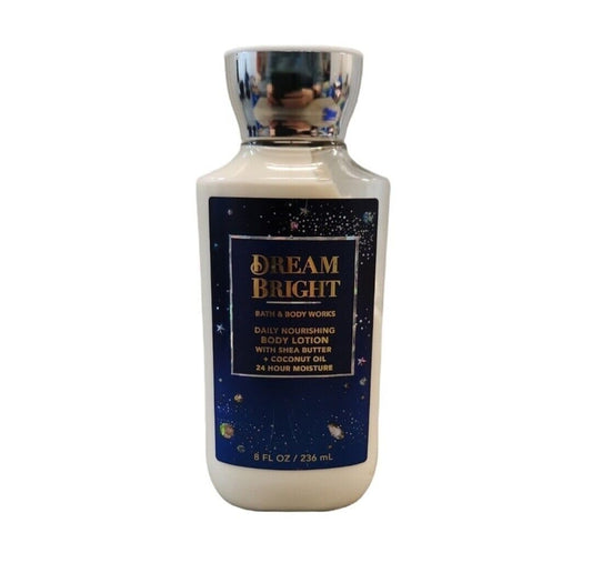 Bath & Body Works Dream Bright front bottle showing label and softening benefits