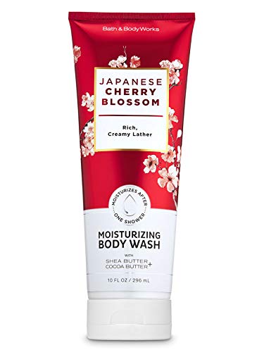 Bath & Body Works bottle front packaging showing cherry blossom scent and travel-friendly size