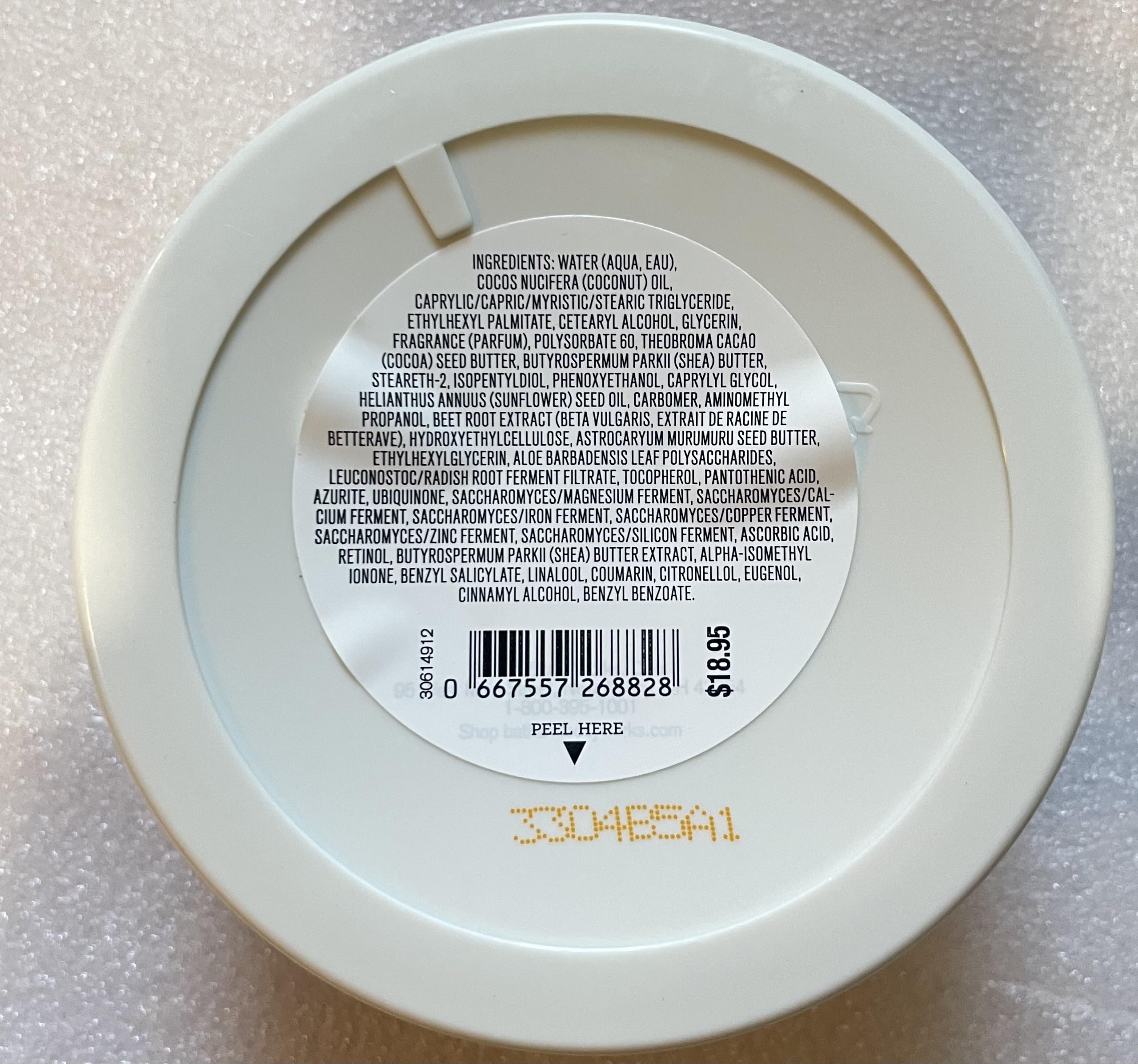 Bath & Body Works butter texture close-up showing creamy spread for deep hydration