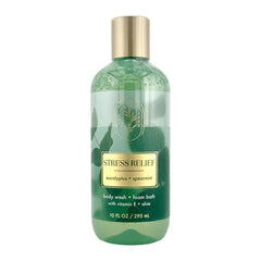 Bath & Body Works front bottle shot highlighting eucalyptus-spearmint scent and soothing, hydrating cleanse