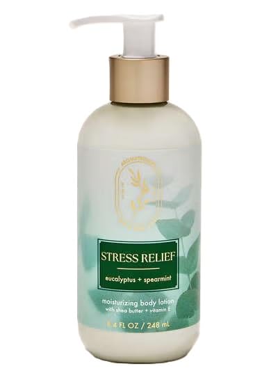 Bath & Body Works lotion front label showing scent and quick-absorbing benefit