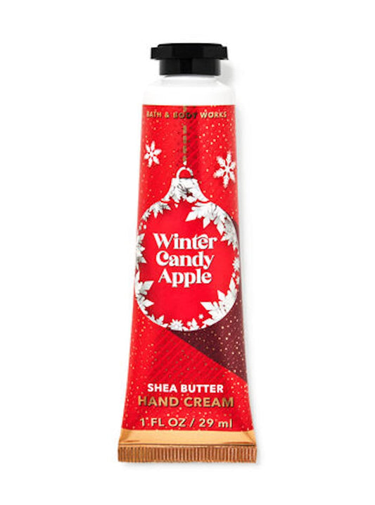 Bath & Body Works winter candy apple hand cream front view, portable moisture