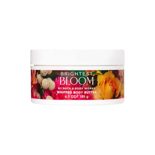 Bath & Body Works Brightest Bloom whipped texture close-up demonstrating fluffy, fast-absorbing hydration