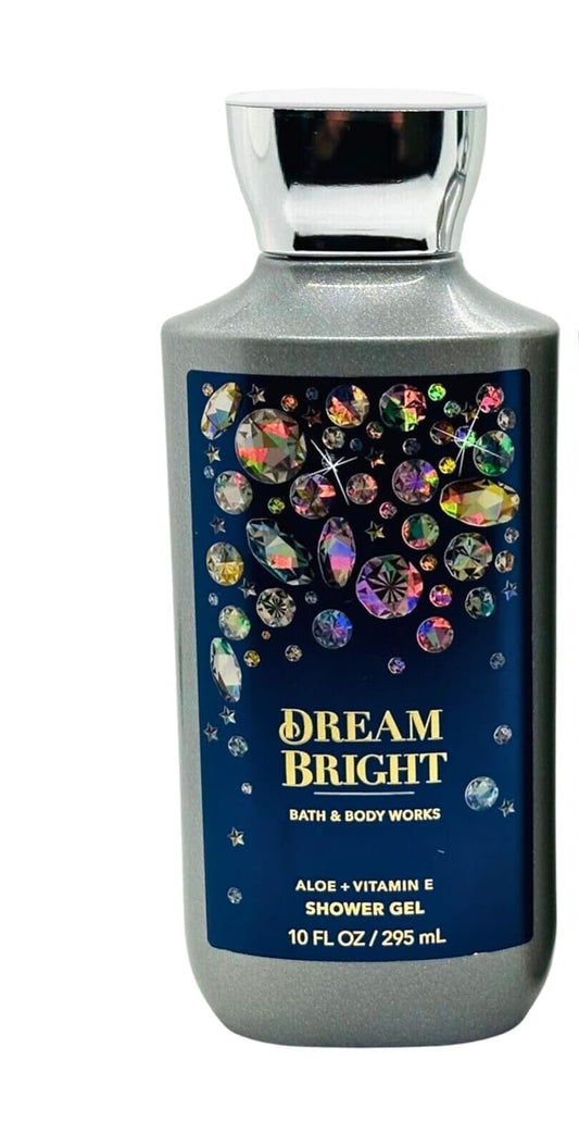 Bath & Body Works Dream Bright front bottle showing label and moisturizing benefit