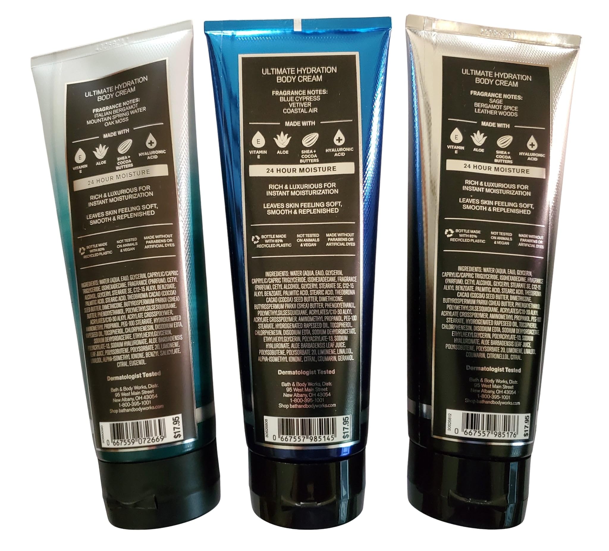 Bath & Body Works Freshwater tube close-up highlighting crisp label and quick-absorb formula