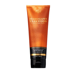 Bath & Body Works front packaging showing mahogany teakwood label and elegant look