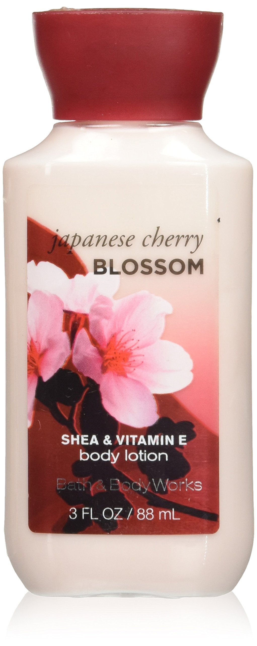 Bath & Body Works travel lotion front view shows compact size and fragrance