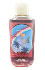 Bath & Body Works pink cashmere front bottle showing label and size benefit