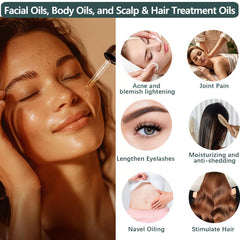 Bathrest scalp massage application showing easy absorption and vitality benefit