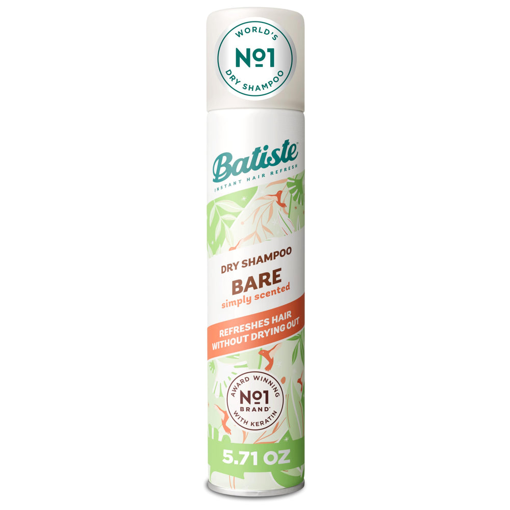 Batiste Bare front packaging showing product and volume benefit